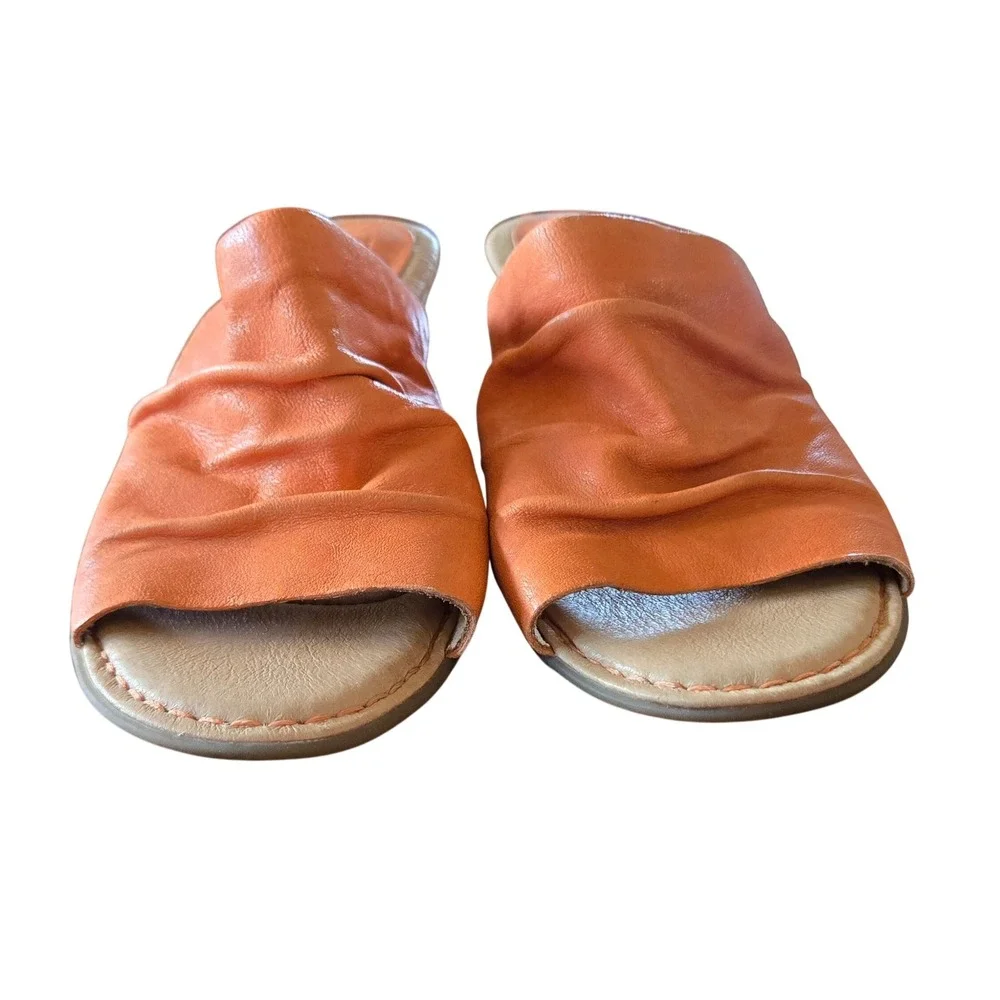 Born orange leather